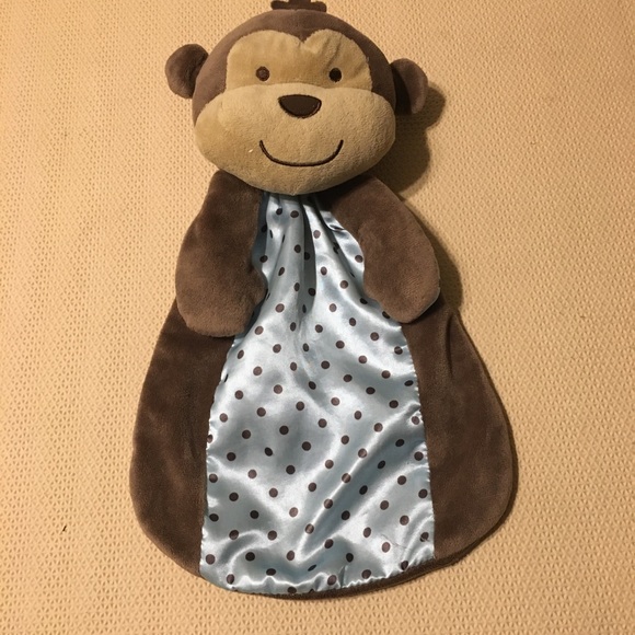 monkey lovey blanket